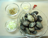 あさりとキャベツの中華酒蒸し作り方1写真