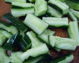 たたききゅうりの香味塩だれかけ作り方3写真