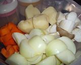 母の日カレー♡作り方1写真