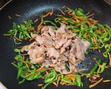 お弁当にぴったり!冷凍OKの彩り豚こま青椒肉絲作り方5写真