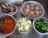 野菜たっぷり!甘辛肉だんご作り方5写真