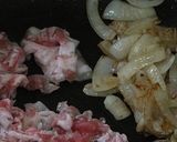 豚バラ肉で！アマトリチャーナ風パスタ作り方4写真