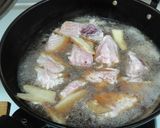 台湾料理～カジキマグロのあらの豆鼓煮作り方2写真