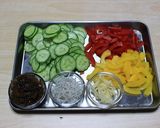 【農家のレシピ】彩り野菜の酢の物作り方1写真