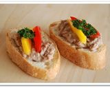 シーチキンの彩りブルスケッタ作り方5写真