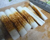 簡単一品★　ちくわのマヨネギ乗せ焼き作り方1写真