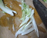 簡単一品★　ちくわのマヨネギ乗せ焼き作り方2写真