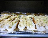 簡単一品★　ちくわのマヨネギ乗せ焼き作り方6写真