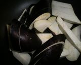 ✿なす炒めのネギたっぷりのせ✿作り方1写真