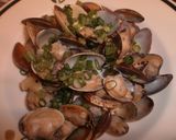 アサリの酒蒸しニンニク風味作り方2写真