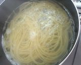 豚肉と長ネギの醤油風味パスタ♪作り方1写真