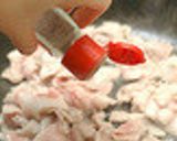 韓国料理ー豚キムチの焼きそば作り方1写真
