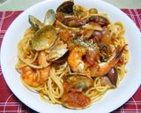 豪華パスタ☆春の魚介のペスカトーレ作り方12写真