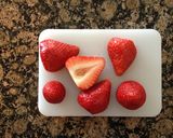 ストロベリーのフローズンカクテル作り方1写真