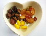* 甘納豆と栗 ❤ 和風リュスティック♪作り方1写真