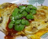 おふくろの味♪挽き肉と玉ねぎのオムレツ作り方9写真