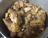 筍と鶏肉の煮物作り方6写真