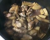 筍と鶏肉の煮物作り方10写真