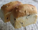 パリパリふわふわ♡ ̑̑ฅレーズンパン作り方41写真