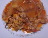 豚肉と新玉ねぎのケチャップ味アスパラ添え作り方11写真