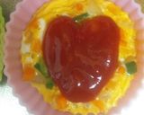 野菜たっぷり♪チンする簡単たまご焼き作り方7写真