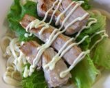 炙り塩麹マグロの★サラダうどん作り方5写真