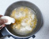 鮭の中骨缶のだんご汁（フェーズフリー）作り方6写真