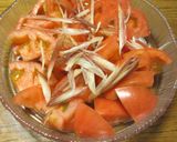 トマトのタイ風サラダ作り方1写真