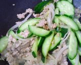 マロニープチプチ海藻麺と胡瓜の中華炒め作り方5写真