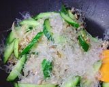 マロニープチプチ海藻麺と胡瓜の中華炒め作り方6写真