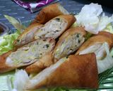 餃子の具ﾘﾒｲｸ 春巻き作り方3写真