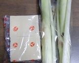 高野豆腐と、皮つきウドの白だし味作り方1写真