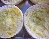 葱×塩麹のわさび胡麻風味トースト作り方2写真