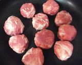 ガッツリ★豚の味噌マヨガーリックおにぎり作り方2写真