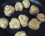 ガッツリ★豚の味噌マヨガーリックおにぎり作り方3写真