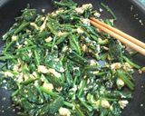 母の味*ホウレン草と卵の中華炒め*作り方5写真