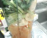 小松菜のグリーンスムージー作り方1写真