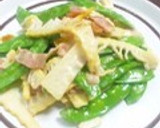 筍とベーコンのマヨしょう油炒め作り方6写真