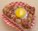 コンビーフハッシュのデコおにぎり作り方8写真