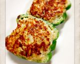 【木綿豆腐】ピーマンの肉詰め作り方12写真
