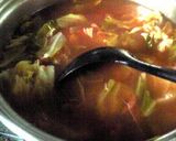 真心入り手抜なキャベツとトマトのスープ作り方4写真