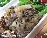 お弁当に☆簡単チーズ風味すき焼き作り方4写真