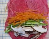 チャプチェ風甘辛風味　 牛肉巻作り方2写真