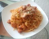 チーズたっぷりトマトソースパスタ作り方5写真