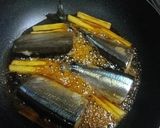 簡単麺つゆで♪さんまの煮付け♪ごぼう添作り方2写真