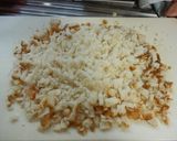 食パンで☆ふっくらかさ増しハンバーグ作り方1写真
