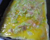 キャベツとツナ入りの卵焼き♬作り方3写真