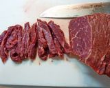 牛肉とゴーヤの塩麹胡麻炒め♪作り方2写真