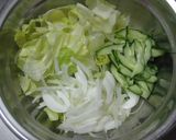 *レタスとしらすのサラダ*作り方1写真