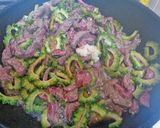 牛肉とゴーヤの塩麹胡麻炒め♪作り方7写真